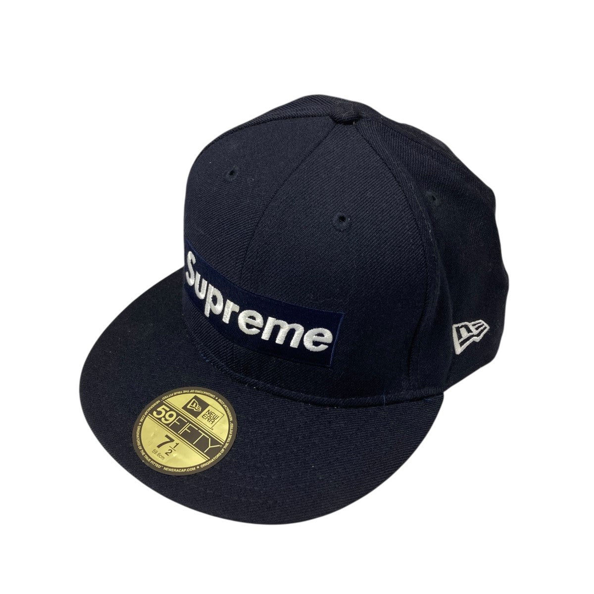 Supreme×New Era National Champion キャップ ネイビ サイズ 59.6