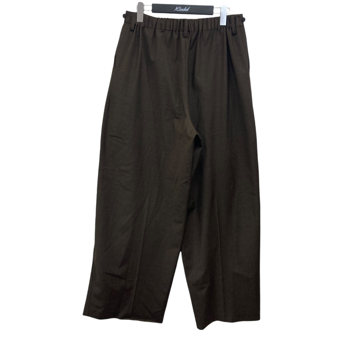 hatra(ハトラ) Dia Trousersデザイン スラックス パンツ ブラウン