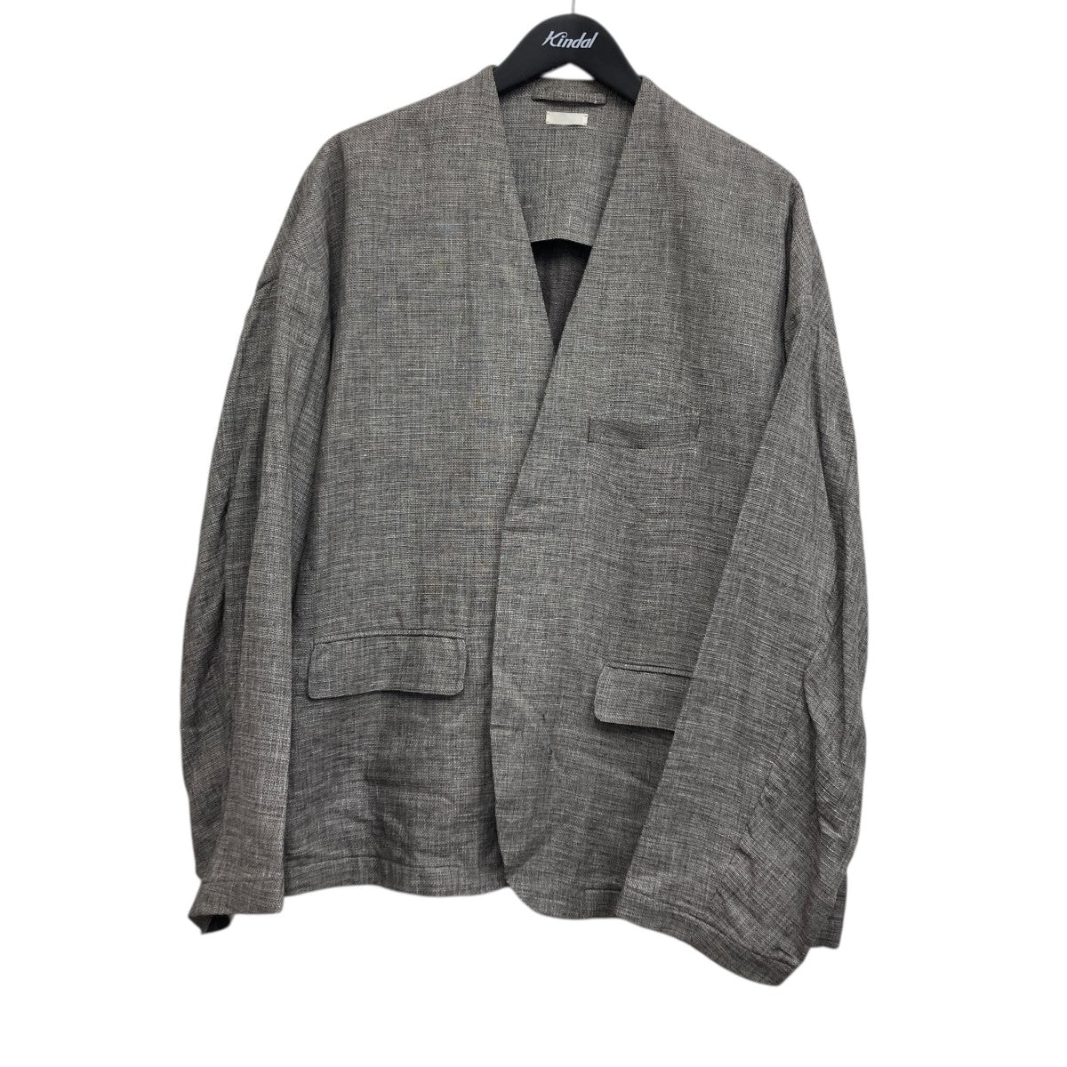 SEEALL シーオール カジュアルジャケット メンズ 【古着】【中古】 SEEALL(シーオール) ノーカラーテーラードジャケット SAU33 JK184