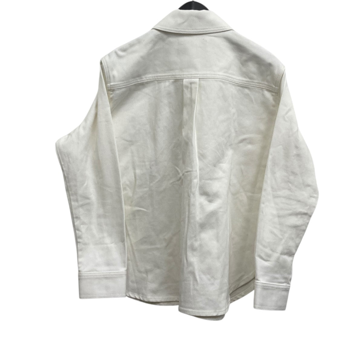 LEATHER POCKET DENIM OVERSHIRT SAMPLE品 デニムジャケット