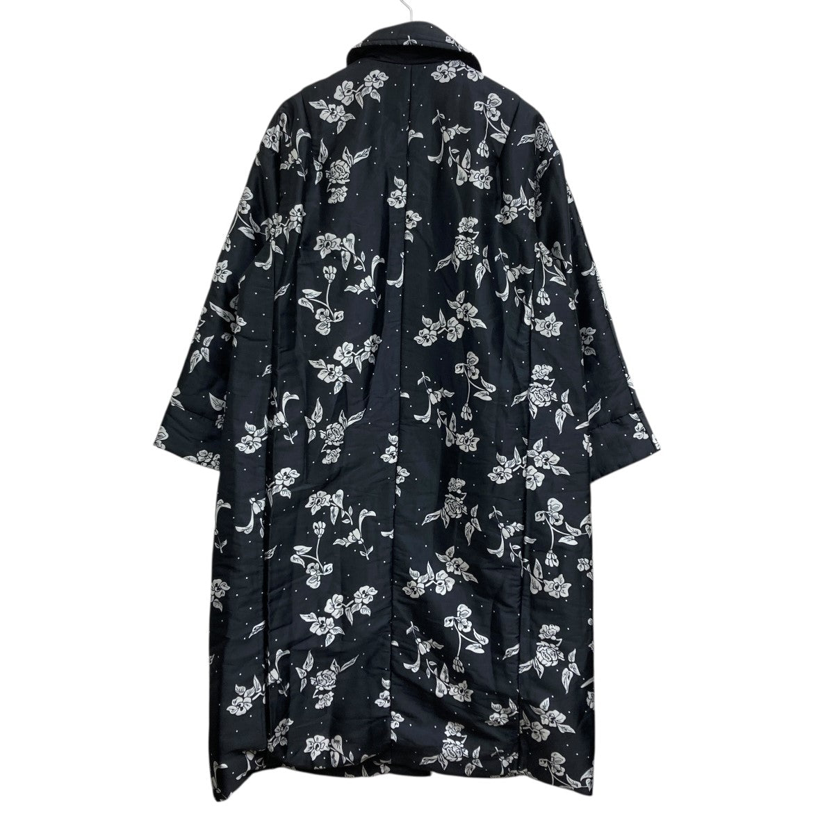 ne quittez pas Poly Dupion Flower Print Quilting Coat フラワープリントキルティングコート 古着・中古-2枚目のアイテム画像