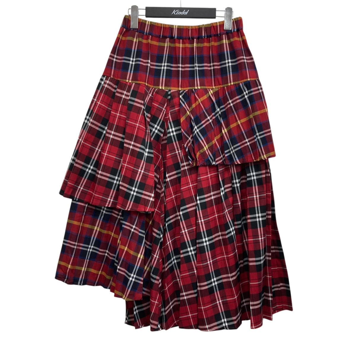 Candy Stripper(キャンディストリッパー) OVERLAP CHECK PLEATS SKIRT