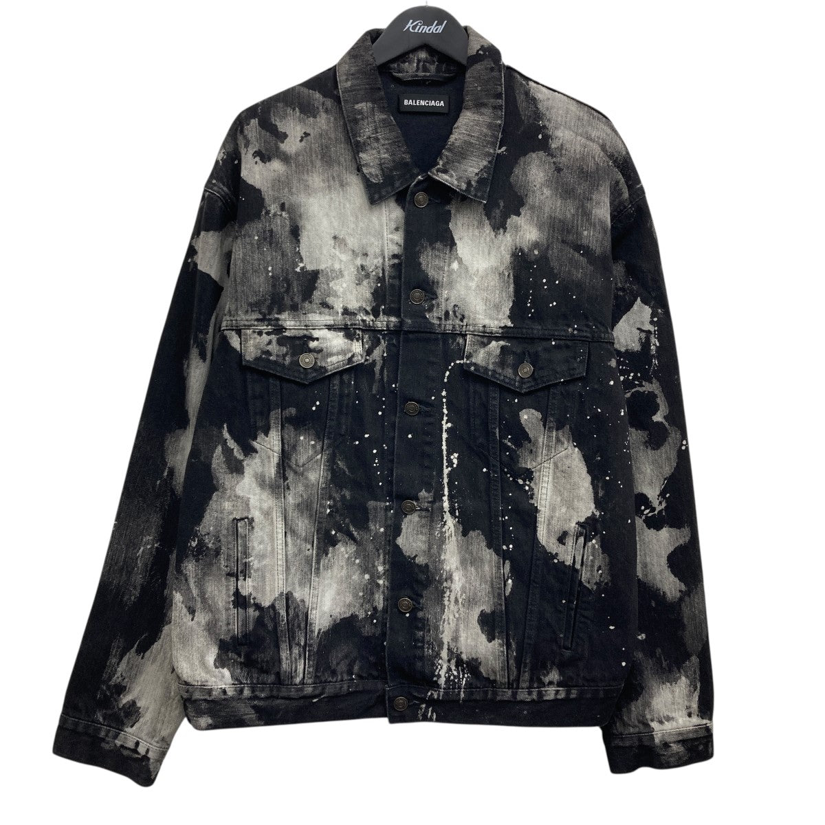 BALENCIAGA(バレンシアガ) Paint Splattered Denim Jacket ペイント
