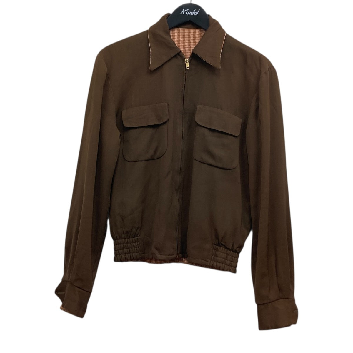 レーヨンギャバリバーシブルジャケット