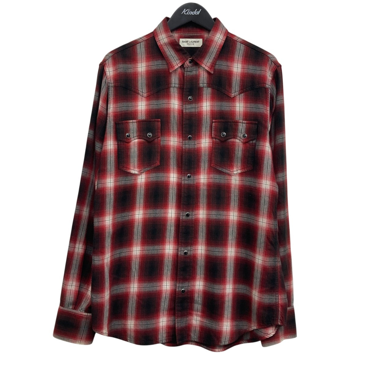 Saint Laurent Paris(サンローランパリ) ウエスタンオンブレチェック