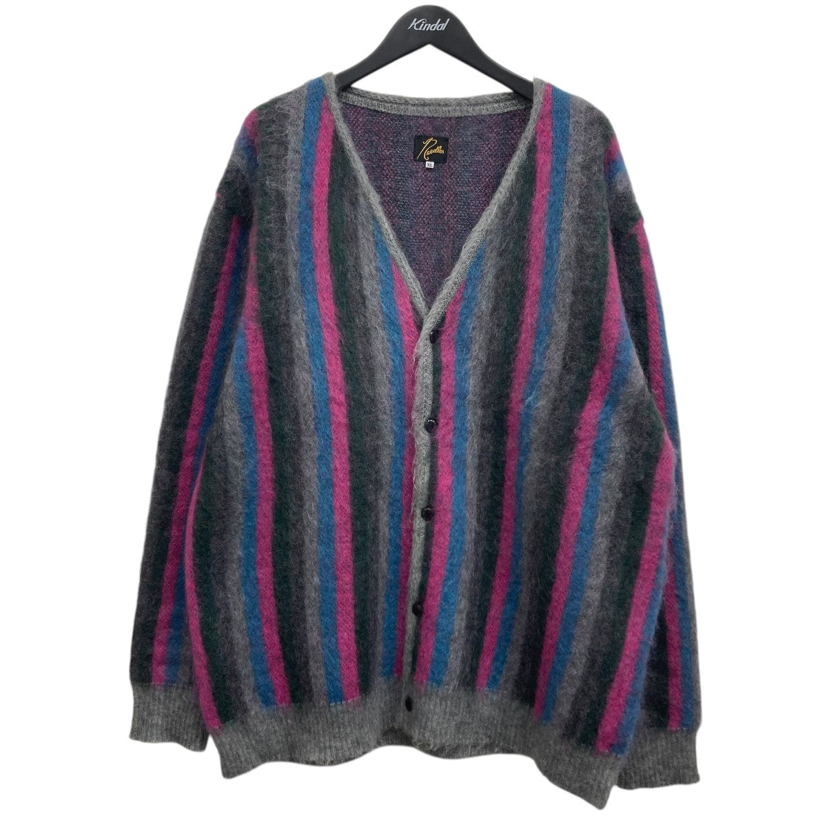 Needles(ニードルズ) モヘアカーディガン J0340 グレー サイズ XL