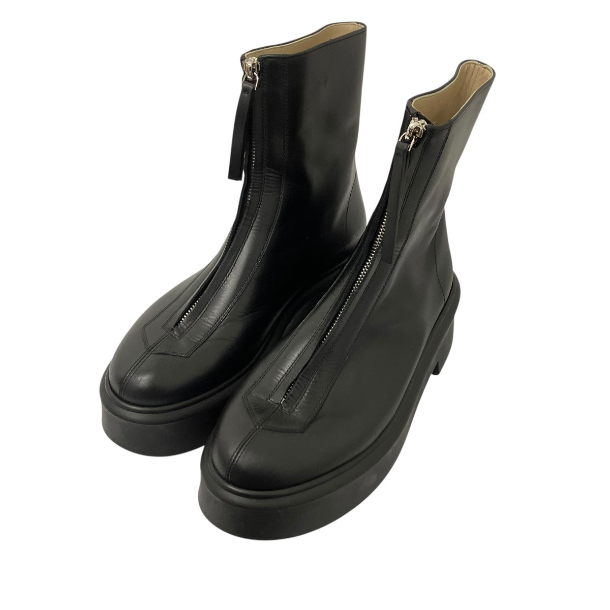 THE ROW(ザロウ) ZIPPED BOOT アンクルジップブーツ F1144L64R