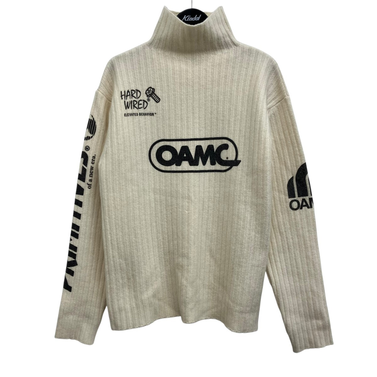 ハイネックロゴニット