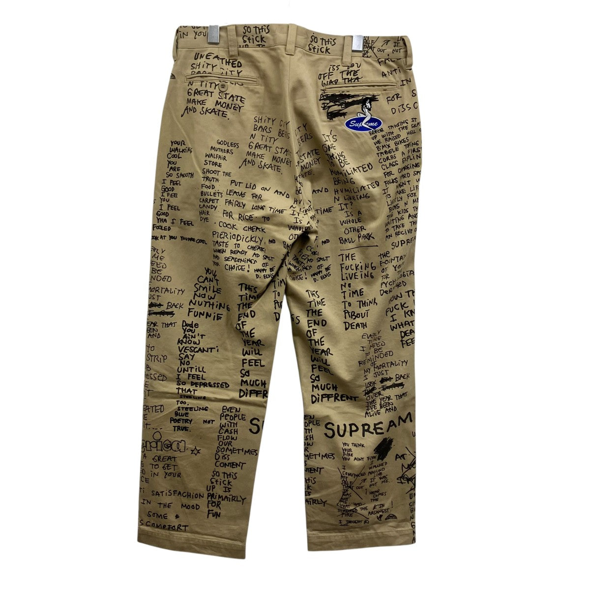 GONZ POEMS CHINO PANTデザインチノトラウザー