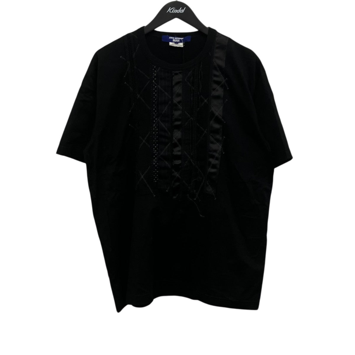 【昌さま専用】JUNYA WATANABE ブラック パッチワーク Tシャツ CDG JUNYA WATANABE MAN(ジュンヤワタナベコムデギャルソンマン