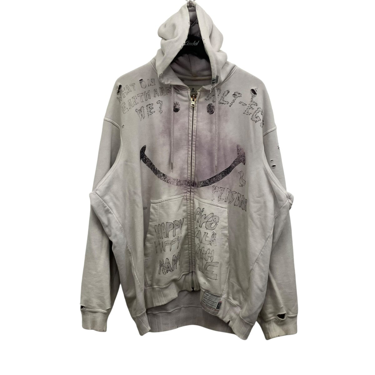 Maison MIHARA YASUHIRO(メゾンミハラヤスヒロ) Bleached Smily Face
