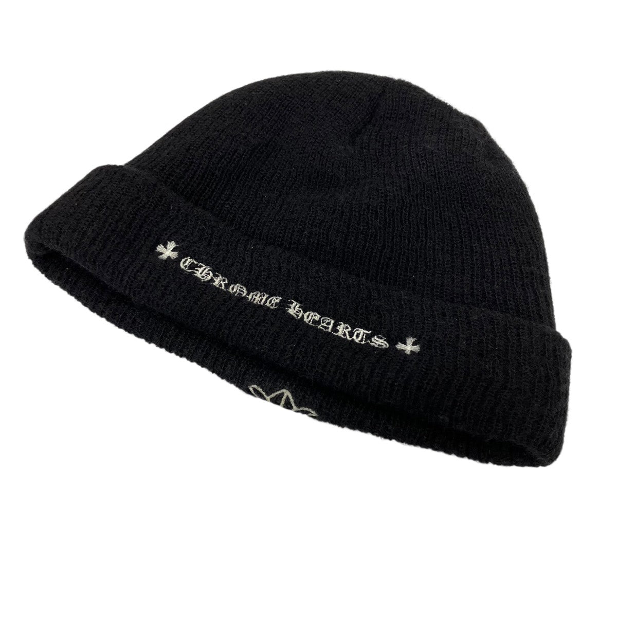 CHROME HEARTS(クロムハーツ) ニット帽 ブラック サイズ -｜【公式 