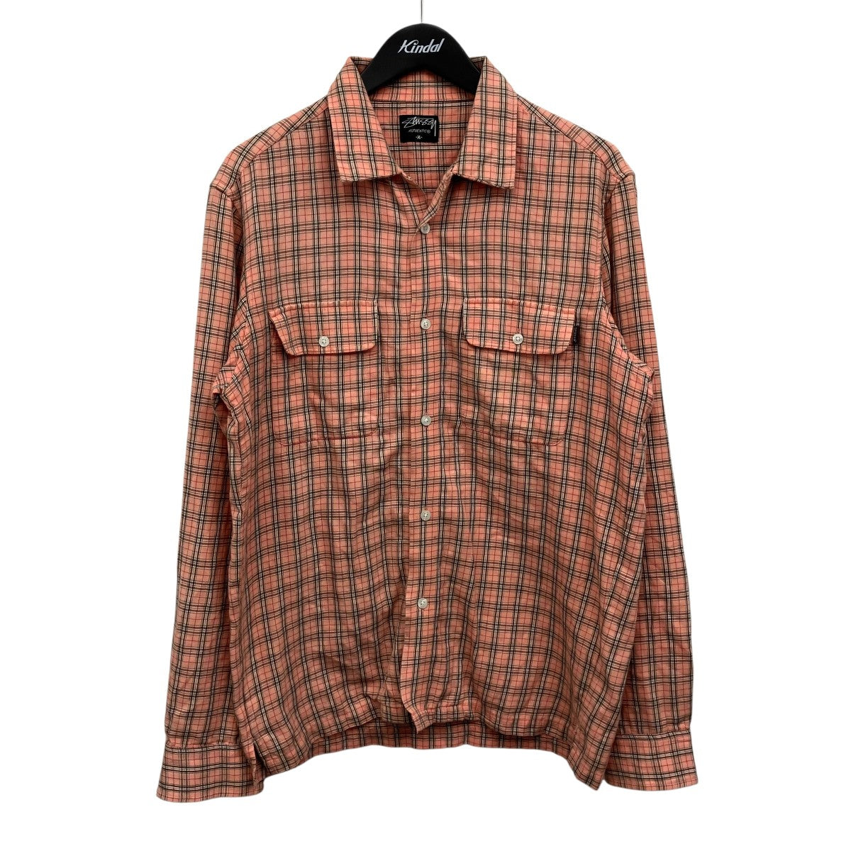 stussy(ステューシー) チェックシャツ ピンク サイズ M｜【公式