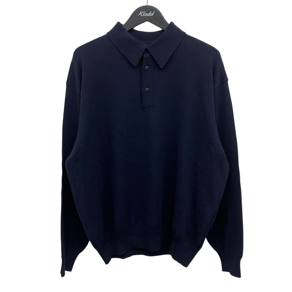 YOKOSAKAMOTO ニットポロシャツ YS-26SS-73 ネイビー サイズ M｜【公式