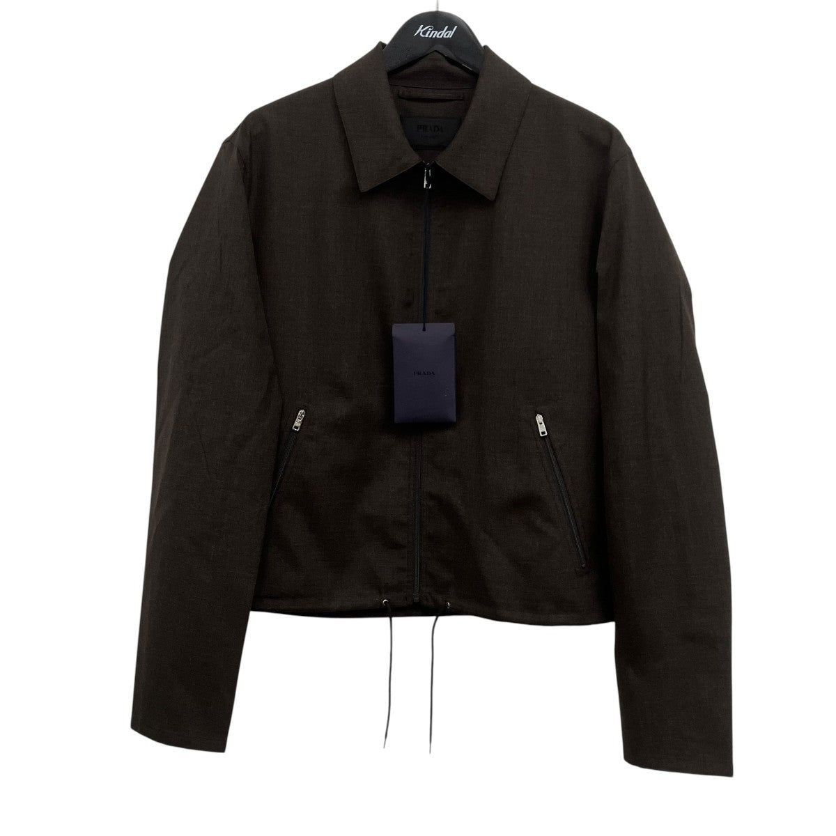 PRADA(プラダ) Wool blouson jacket モヘアシルクジップアップ