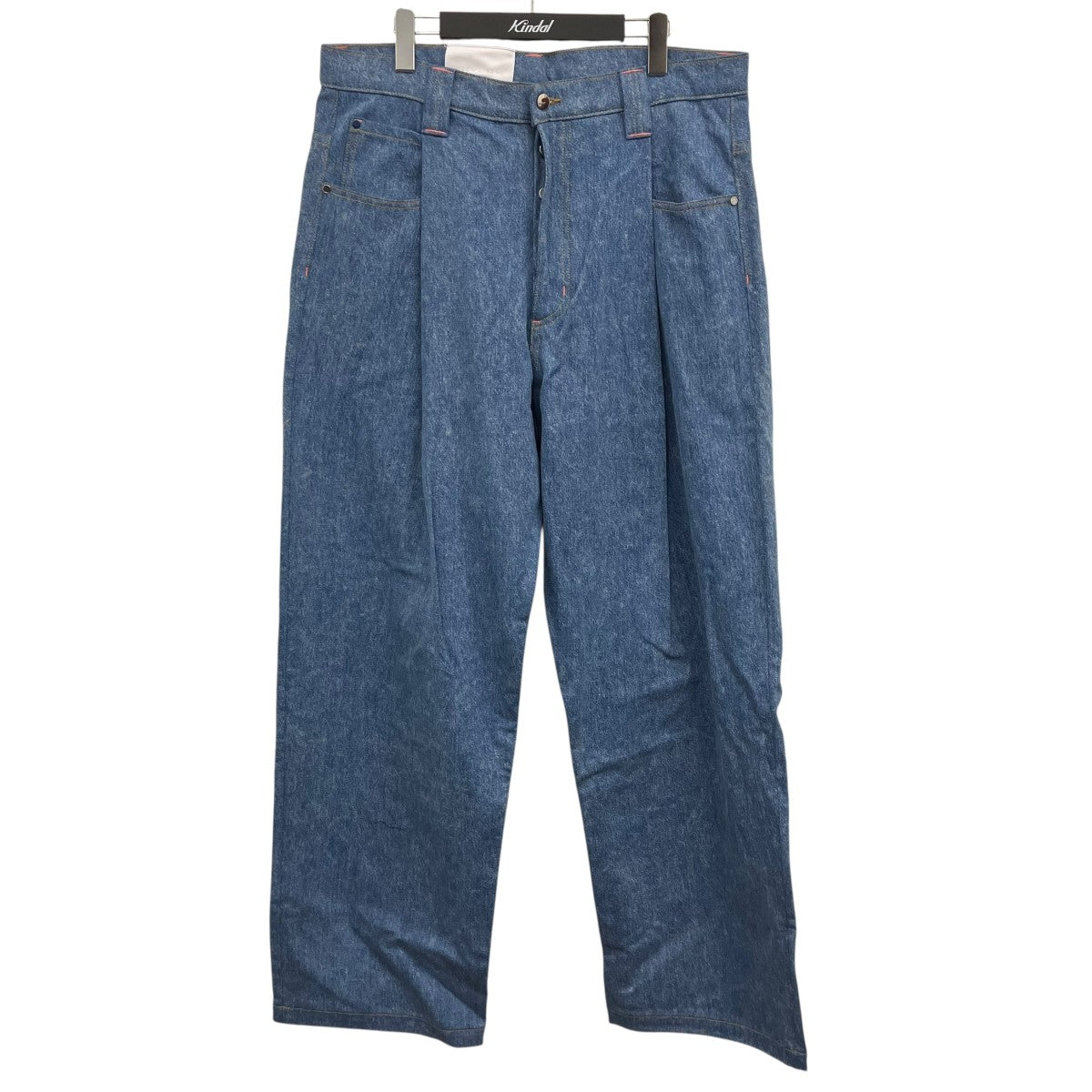 SKYLRK(スカイラーク) ワイドデニムパンツ インディゴ サイズ XL