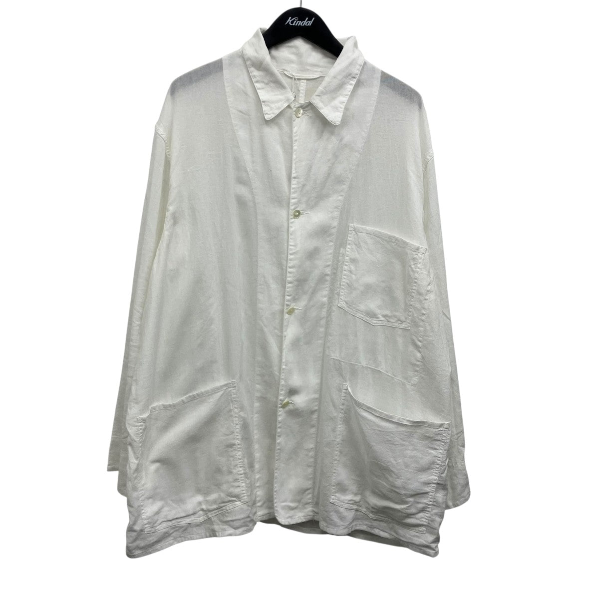 COMOLI(コモリ) 26SS オックス 1938ジャケット D01-01016 ホワイト