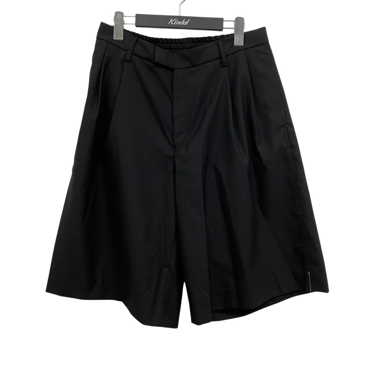 パンツ 198club DOUBLE PLEATED SHORTS 198CLUB(198クラブ) ダブルプリーツショーツ ブラック サイズ L