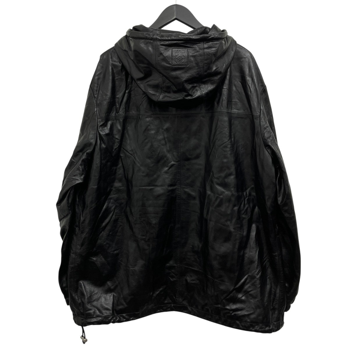 レザーフーデットジャケット