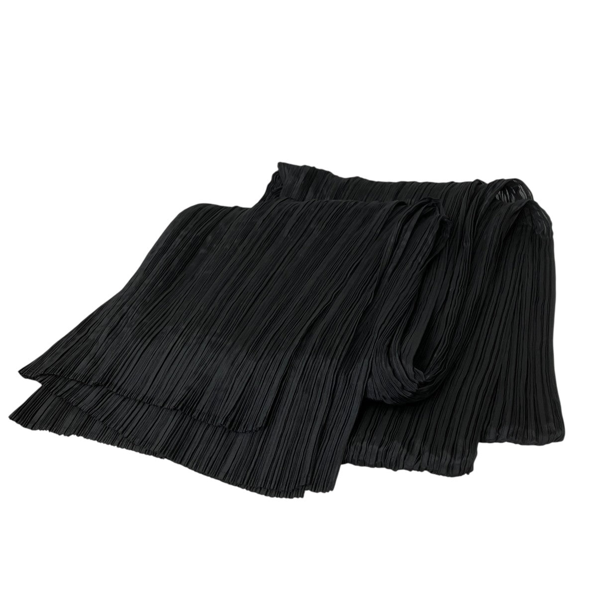 お値下げしました　プリーツプリーズ　ブラックスカーフ PLEATS PLEASE(プリーツプリーズ) プリーツスカーフ PP98-AD101