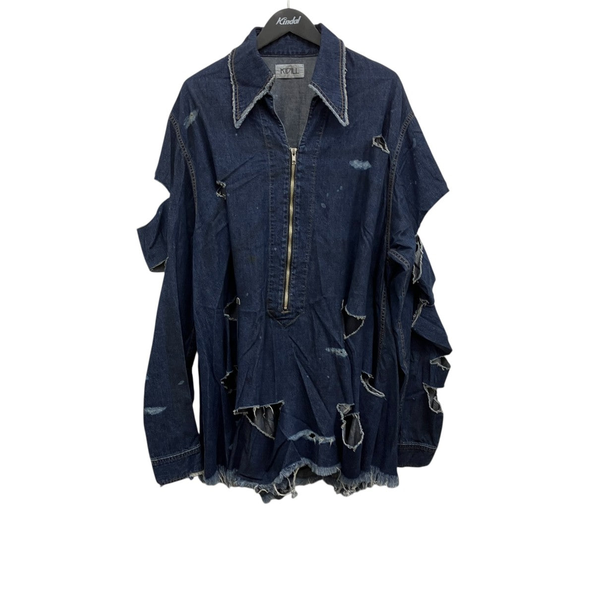 KIDILL(キディル) Destroy Pullover Denim Shirts ダメージデニム