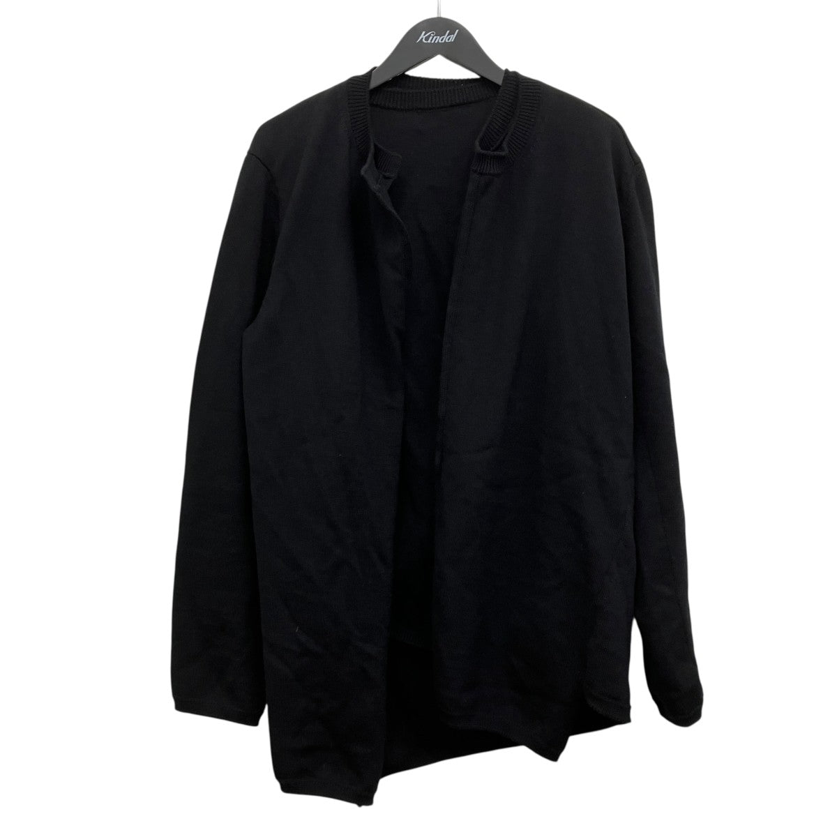 コムデギャルソンオムプリュス　オーバーサイズニット　ダメージ加工　黒　L COMME des GARCONS HOMME PLUS(コムデギャルソンオムプリュス