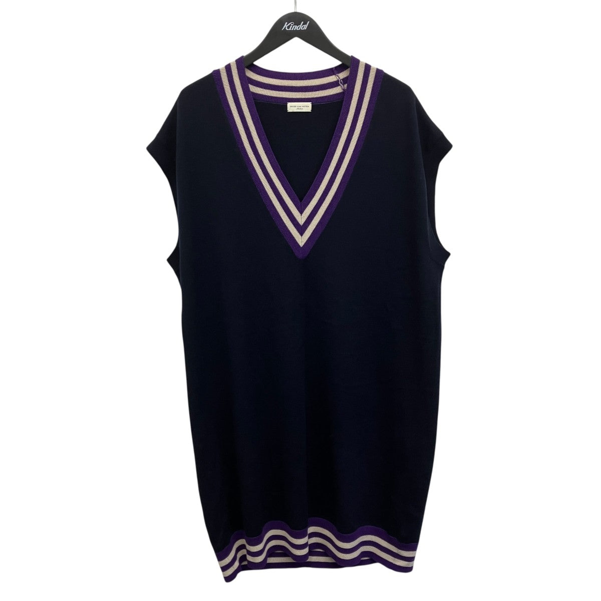 DRIES VAN NOTEN(ドリスヴァンノッテン) Vネックニットノースリーブ