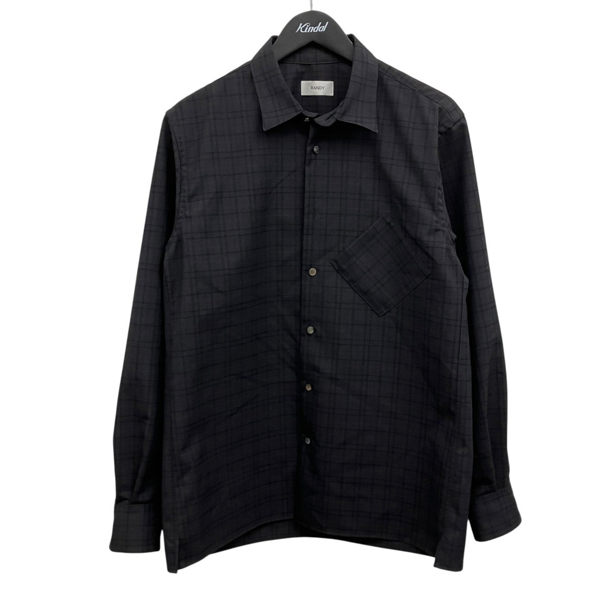 Randy(ランディー) Lean shirt デザインポケットチェックシャツ 21AW 