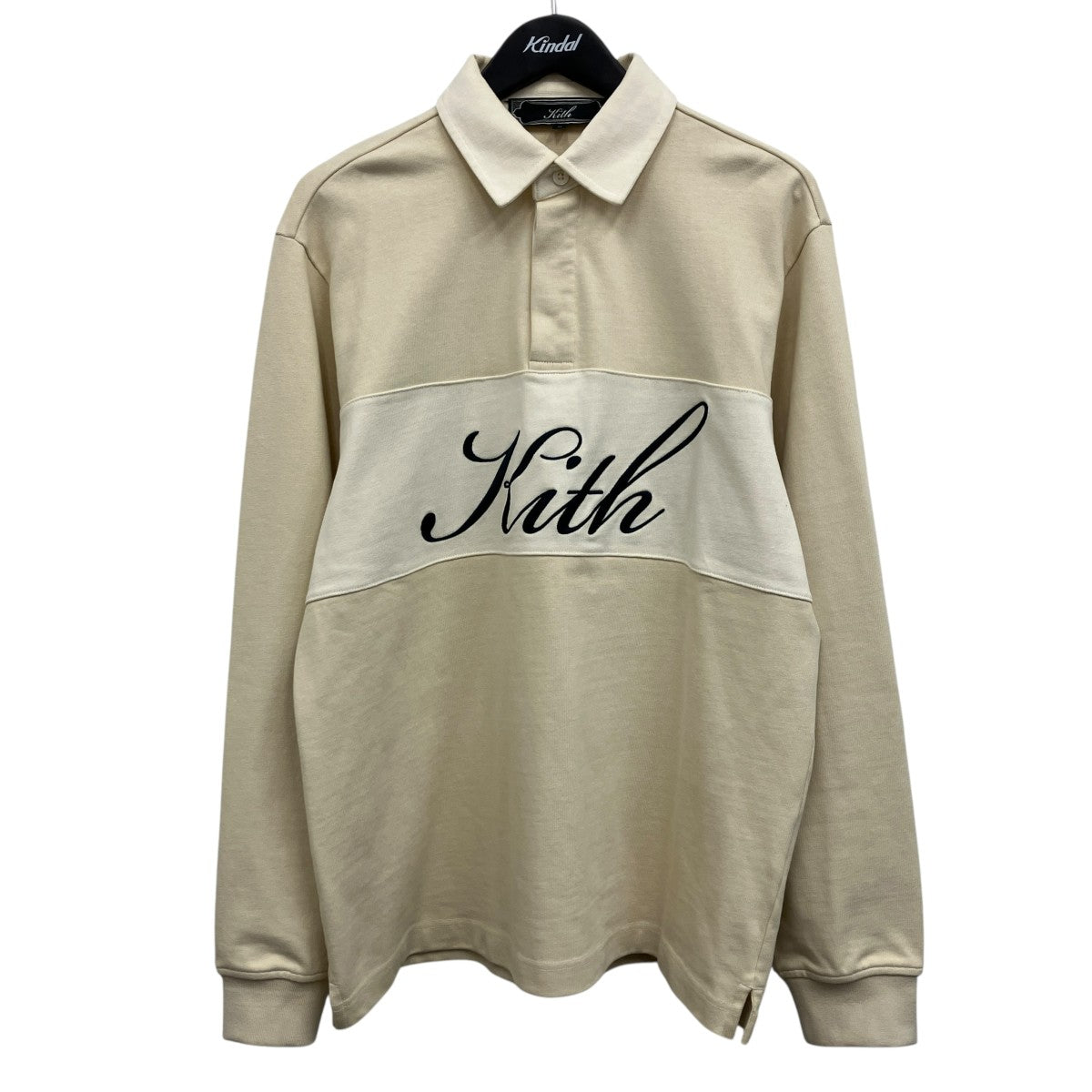 KITH キス ポロシャツ ワンポイントロゴ M グレー系 KITH(キス) ロゴデザインポロシャツ 23-070-060-0019-4-0 ベージュ