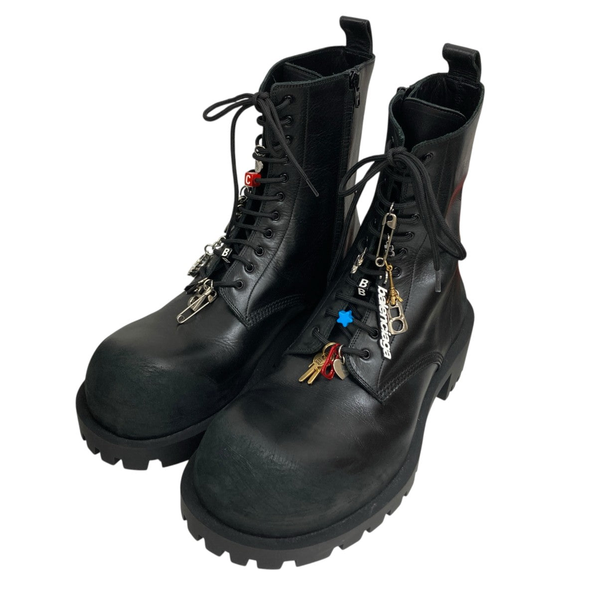 Leather Hummer Lace-Up Ankle Boots ハマーレースアップブーツ