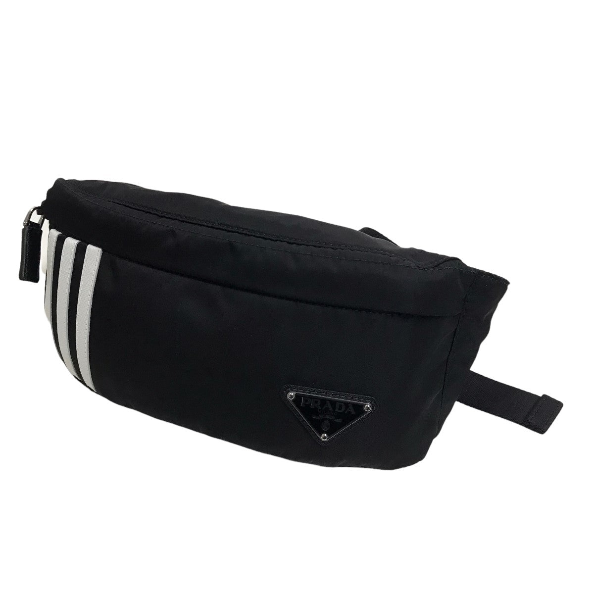 PRADA × ADIDAS Re-Nylon belt bag ナイロンウエストバッグ ブラック 