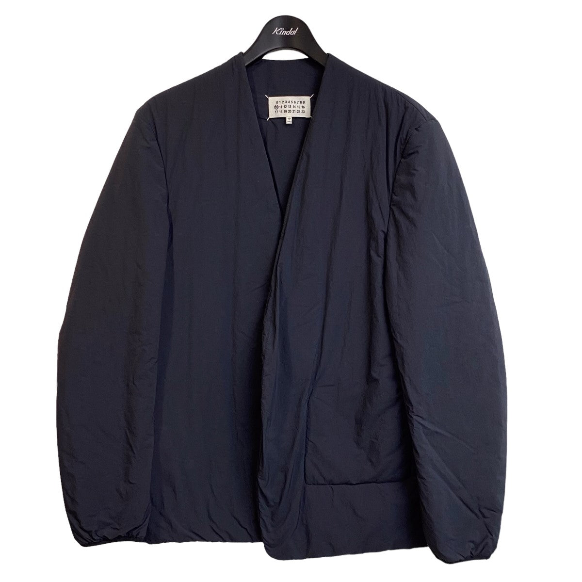 Martin Margiela 10(マルタンマルジェラ　１０) 20AW 「NO COLLAR JACKET」 中綿ノーカラージャケット  S50BN0449 ブラック サイズ 15｜【公式】カインドオルオンライン ブランド古着・中古通販【kindal】