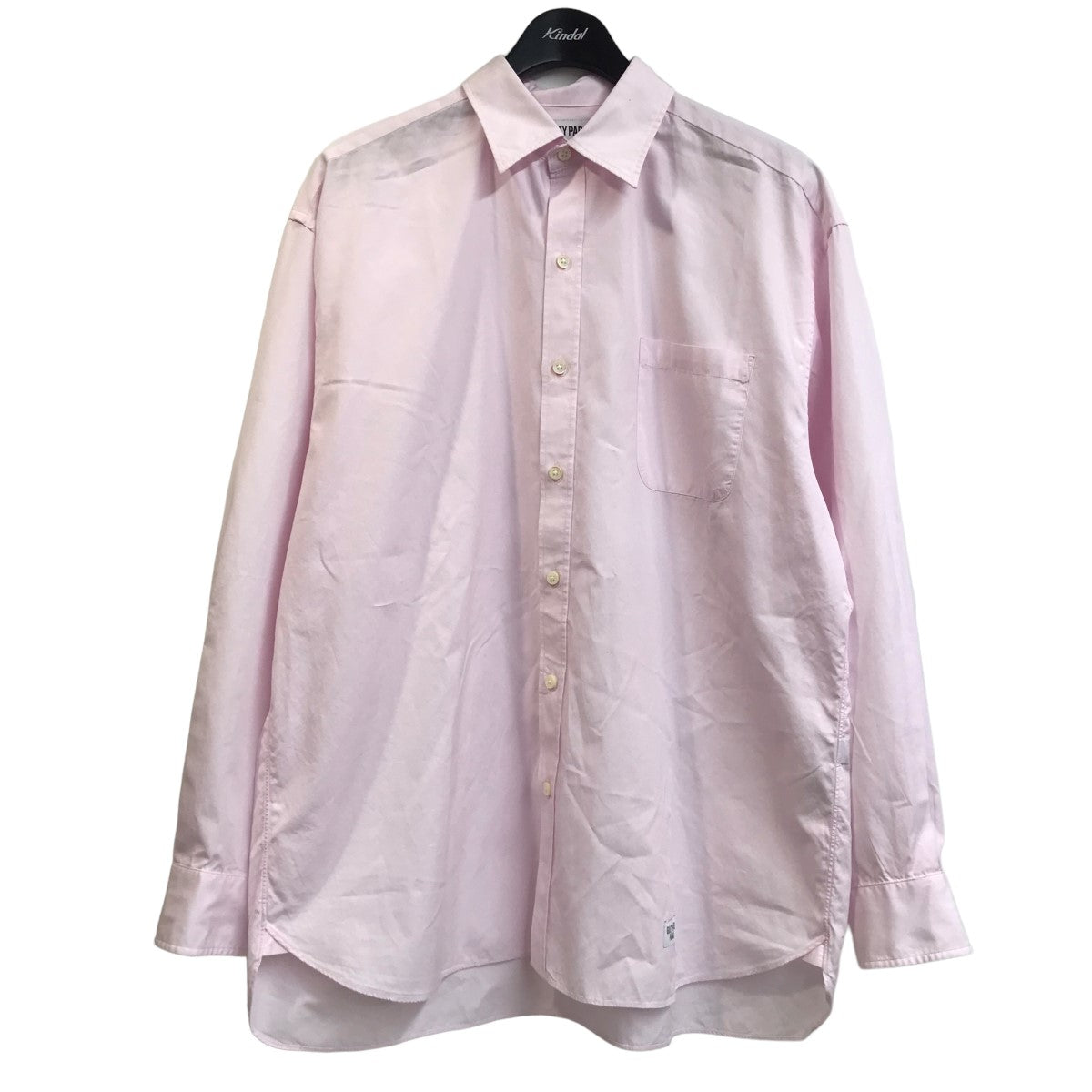 WACKO MARIA(ワコマリア) 22SS プレーンシャツ ピンク サイズ 14 ...