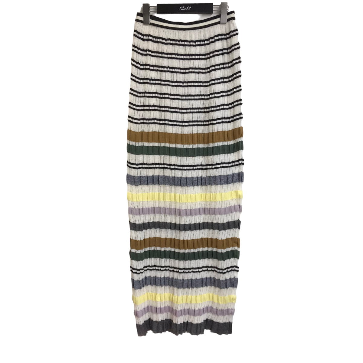 babaco(ババコ) 「Colorful stripe long skirt」カラフルストライプ 