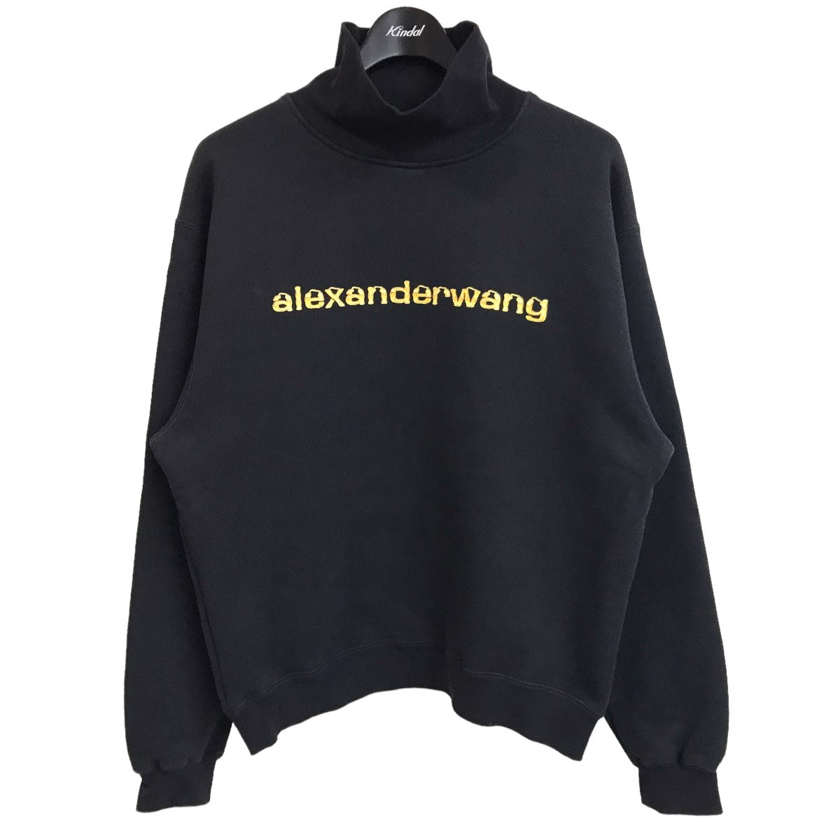 ALEXANDER WANG(アレキサンダーワン) ロゴプリントハイネックスウェット ブラック サイズ 14｜【公式】カインドオルオンライン  ブランド古着・中古通販【kindal】