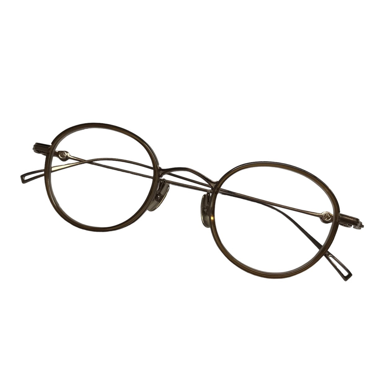金子眼鏡(カネコメガネ) KMP 12 BR 眼鏡 KMP-12 サイズ 13｜【公式】カインドオルオンライン ブランド古着・中古通販【kindal】