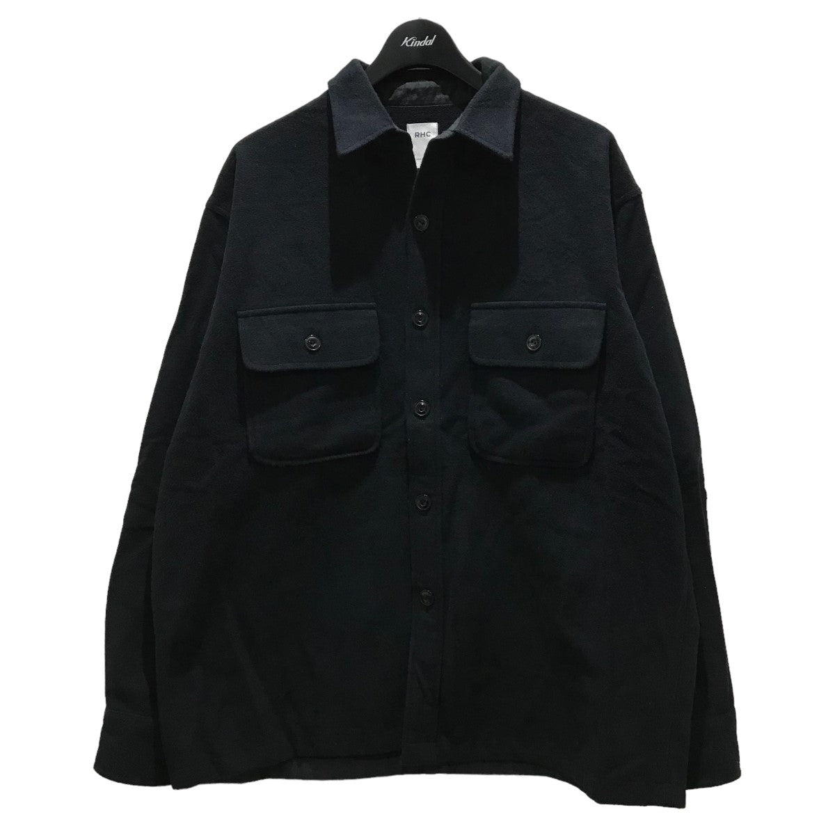 RHC Ron Herman(ロンハーマン) Cotton Melton CPO Shirtメルトンシャツ ネイビー サイズ  L｜【公式】カインドオルオンライン ブランド古着・中古通販【kindal】