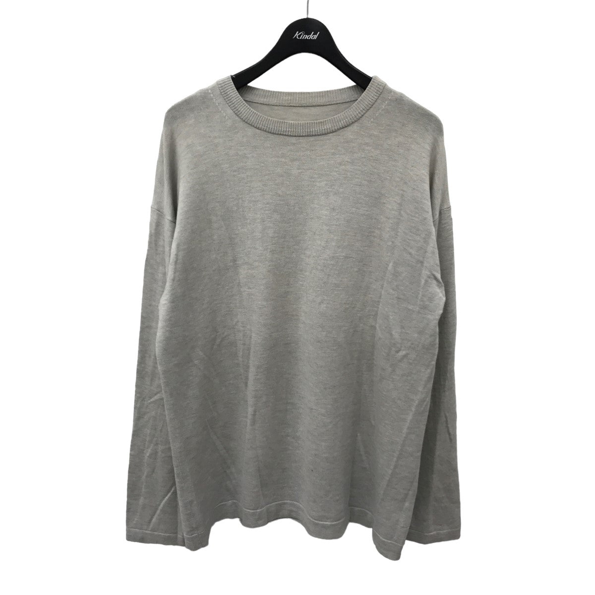 wool crewneck L S クルーネックニット 1603-004