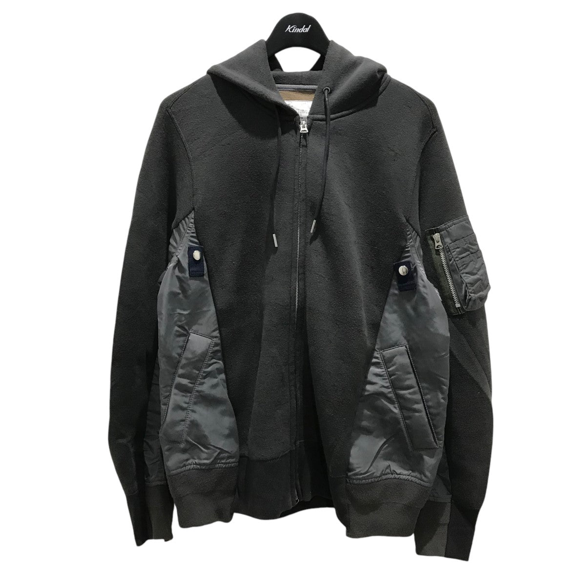 sacai(サカイ) MA-1ジャケット グレー サイズ 1｜【公式】カインドオルオンライン ブランド古着・中古通販【kindal】