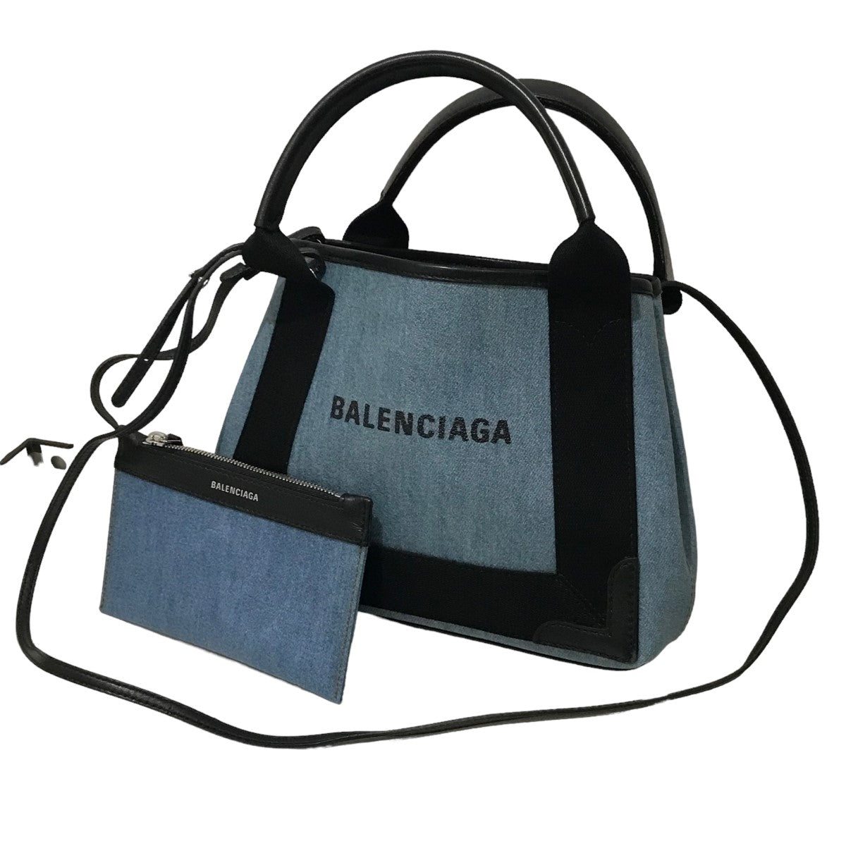 BALENCIAGA(バレンシアガ) ネイビー カバスXS2WAYショルダーバッグ390346 390346 - インディゴ サイズ  17｜【公式】カインドオルオンライン ブランド古着・中古通販【kindal】