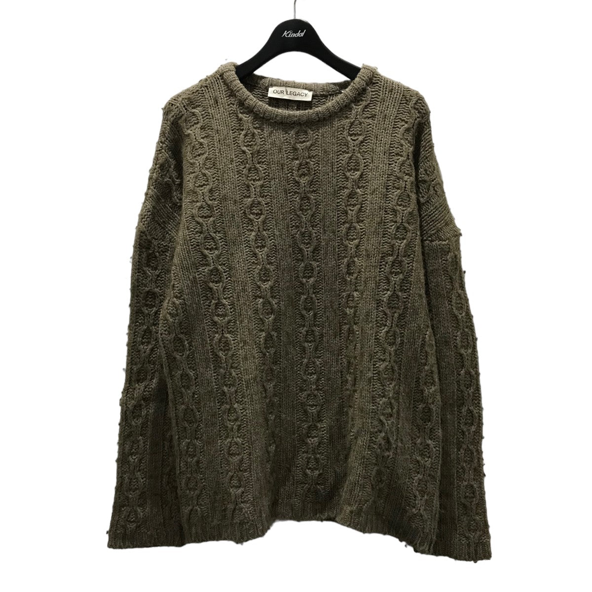 OUR LEGACY(アワーレガシー) 23AWPOPOVER ROUNDNECK Peafowl Funky Chain KnitアランニットM4233PPT  M4233PPT ベージュ サイズ 44｜【公式】カインドオルオンライン ブランド古着・中古通販【kindal】