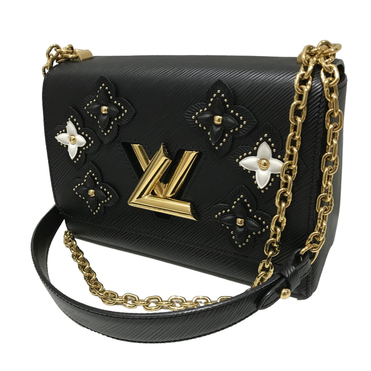 LOUIS VUITTON(ルイヴィトン) エピレザー ツイストMMショルダーバッグM53762 M53762 SR1129  ブラック｜【公式】カインドオルオンライン ブランド古着・中古通販【kindal】