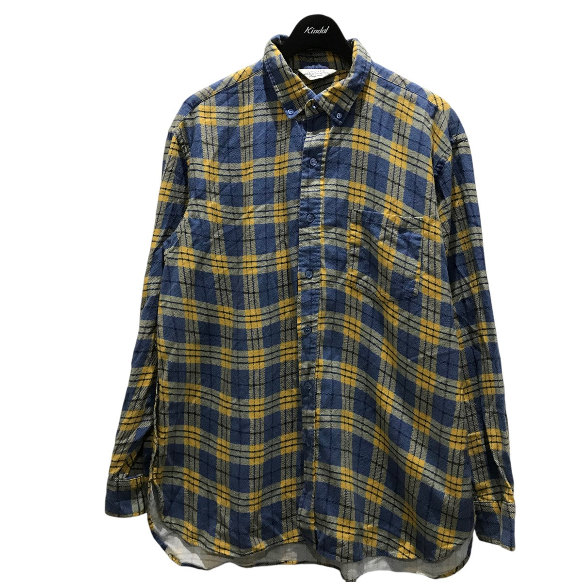 UNUSED×Barbour Check shirtsチェックチェックシャツUS1845 US1845 ブルー×イエロー サイズ  2｜【公式】カインドオルオンライン ブランド古着・中古通販【kindal】