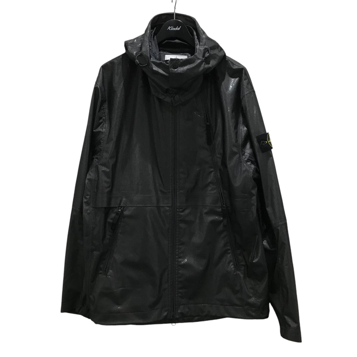 STONE ISLAND(ストーンアイランド) 24SSMETALLIC RUN PROOF NYLON JACKETナイロンジャケット801543433  801543433 ブラック サイズ L｜【公式】カインドオルオンライン ブランド古着・中古通販【kindal】