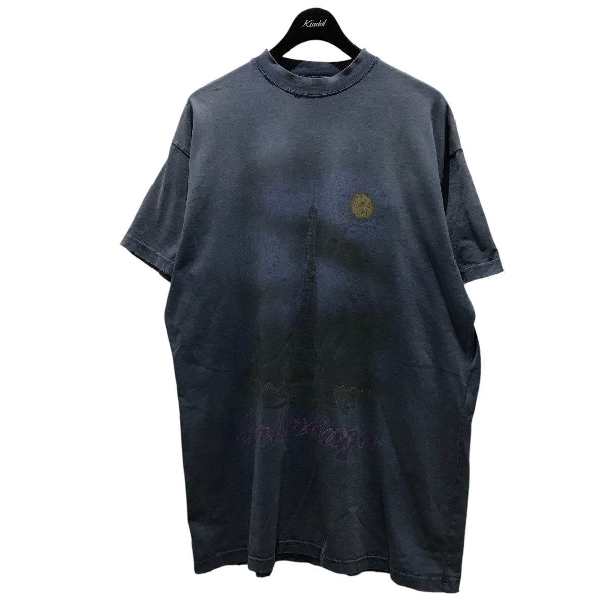 BALENCIAGA(バレンシアガ) TOVE4 PARIS MOONパリスムーンTシャツ739028 739028 ブルー サイズ  L｜【公式】カインドオルオンライン ブランド古着・中古通販【kindal】