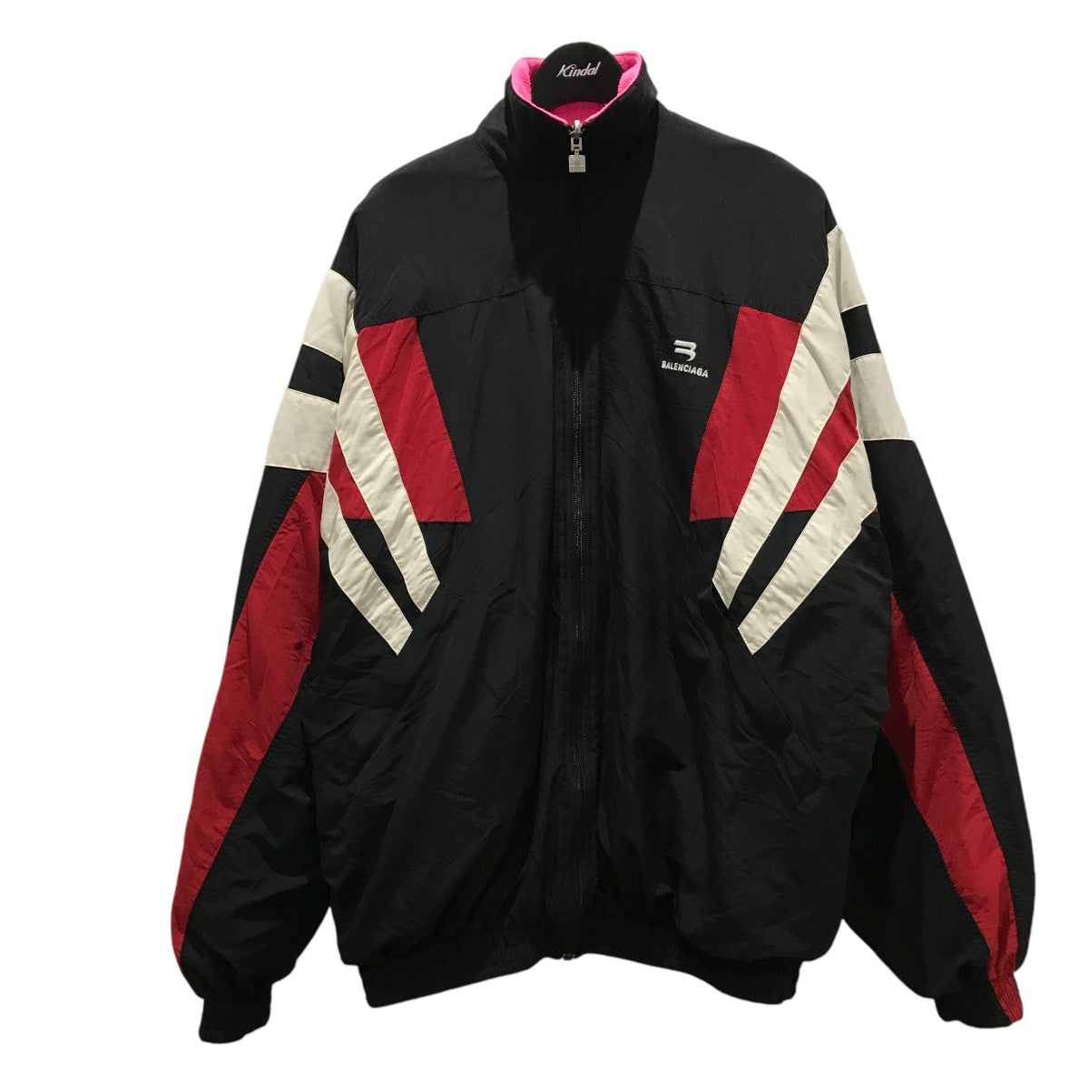 BALENCIAGA(バレンシアガ) sporty b reversible track jacketスポーティーBロゴリバーシブルトラックジャケット６８１４４５  ６８１４４５ ブラック サイズ XXS｜【公式】カインドオルオンライン ブランド古着・中古通販【kindal】