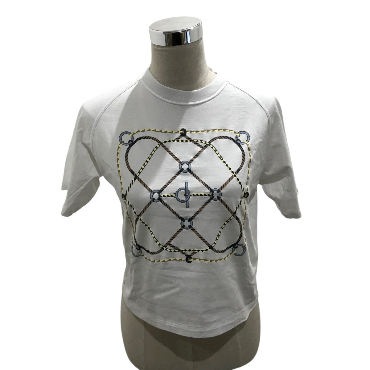 HERMES(エルメス) プリントTシャツ ホワイト サイズ 38｜【公式