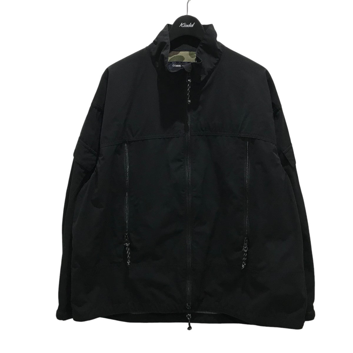 COMME des GARCONS HOMME(コムデギャルソンオム) 23SSナイロンミリタリージャケットHK-J021 ｢NYLON  MILTARY JK｣ HK-J021 ｢NYLON MILTARY JK｣ ブラック サイズ M｜【公式】カインドオルオンライン  ブランド古着・中古通販【kindal】