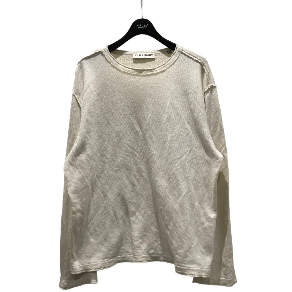 OUR LEGACY(アワーレガシー) 【INVERTED SWEATSHIRT】インサイドアウトスウェットM2236ISN M2236ISN  オフホワイト サイズ 46｜【公式】カインドオルオンライン ブランド古着・中古通販【kindal】