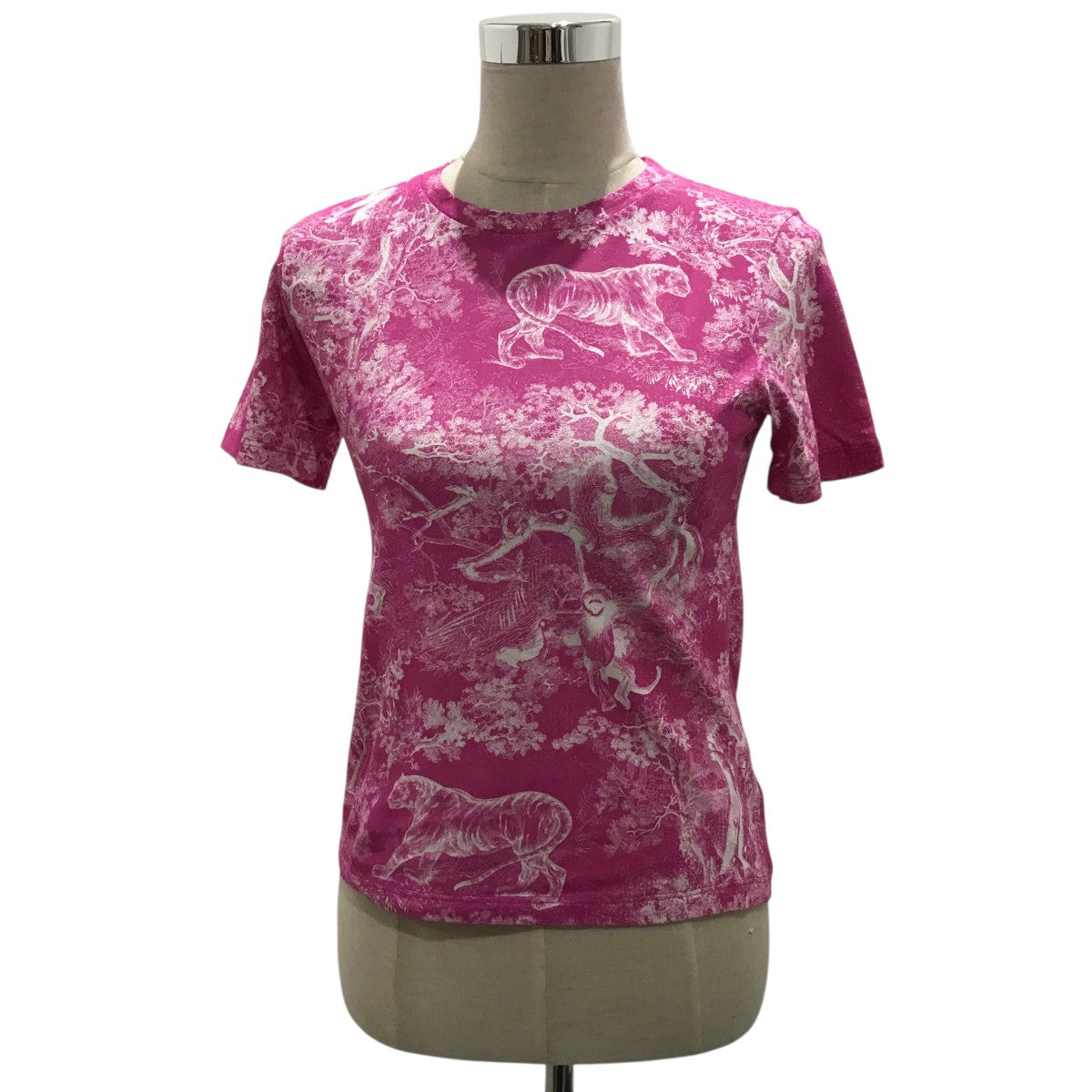 美品Dior ラメ入りピンク袖 Tシャツ サイズ8 美品Dior ラメ入りピンク袖 Tシャツ サイズ8
